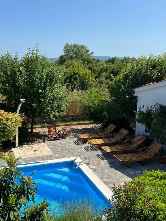 Villa Rossi, Krk: bazen in terasa